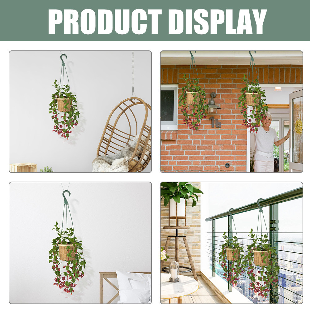 5Pcs Hanging Planter Hooks Set - Spider Plant Hanging ulasan dan harga