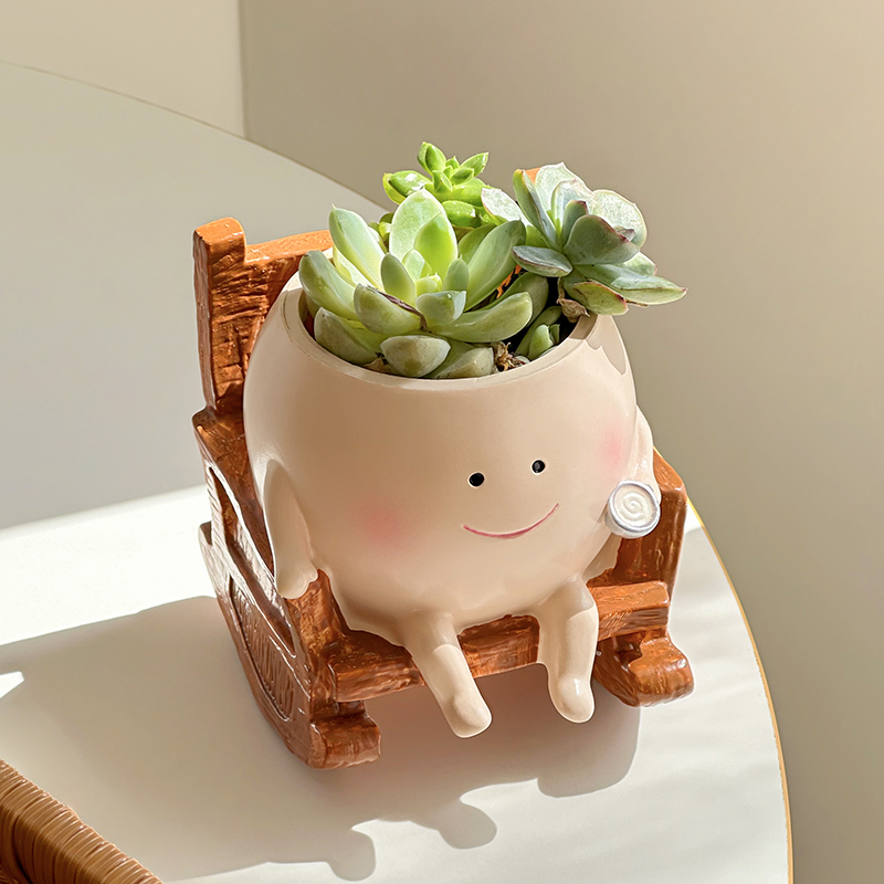 Stylish Cute Cartoon Ghost Res - Echeveria Succulent ulasan dan harga