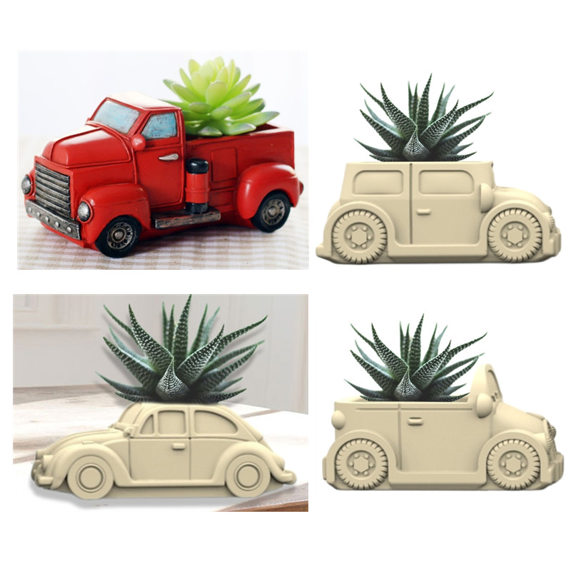 3D Car succulent plant flowerp - Echeveria Succulent ulasan dan harga