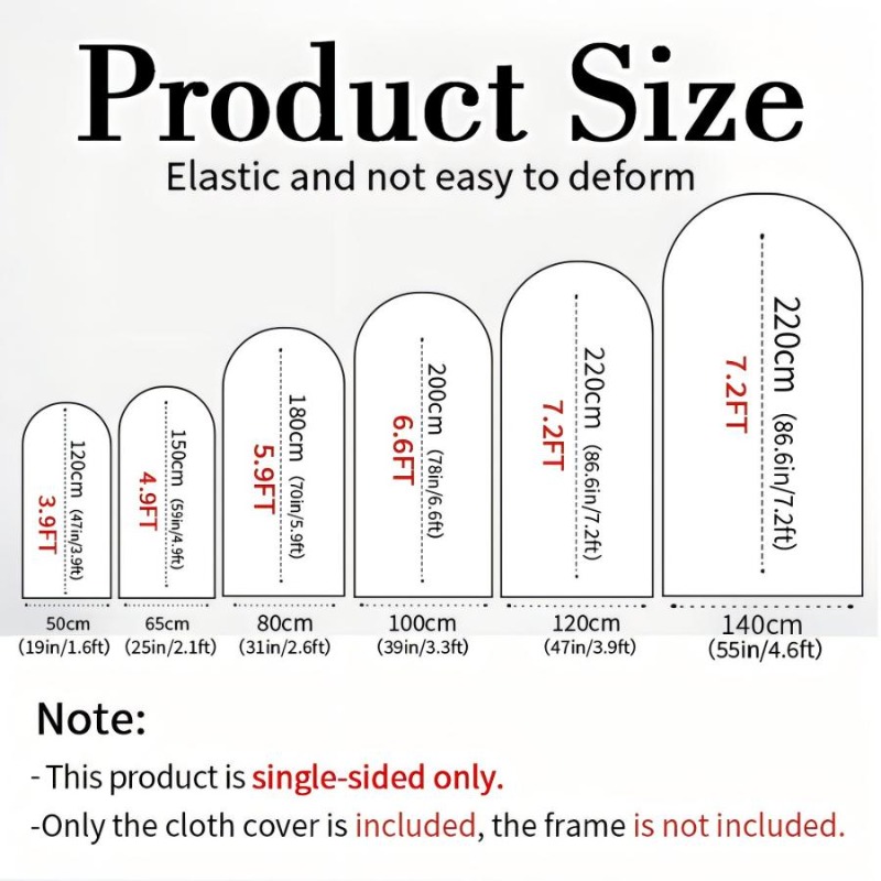 2D Flat Arch Backdrop Cover Si - Monstera Adansonii ulasan dan harga